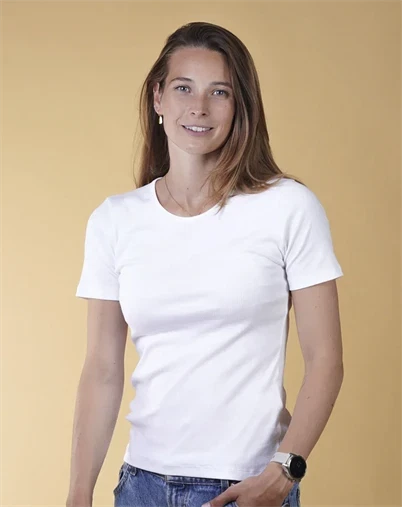 Elsk - Rib Womens T-shirt - White